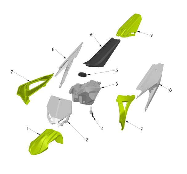 2024 Cobra CX50 SRx KING - BODYWORK - SEAT - TANK