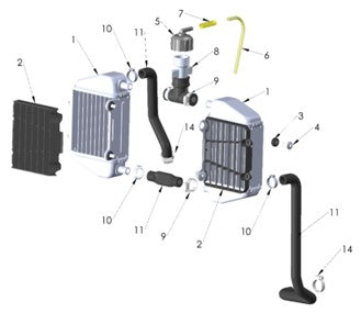 2025 Cobra CX50 SRx KING - COOLING SYSTEM