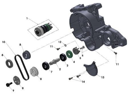 2023 Cobra CX50 SRx KING - ENGINE - WATER PUMP
