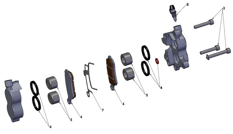 2021 Cobra CX65 - BRAKE - FRONT - CALIPER