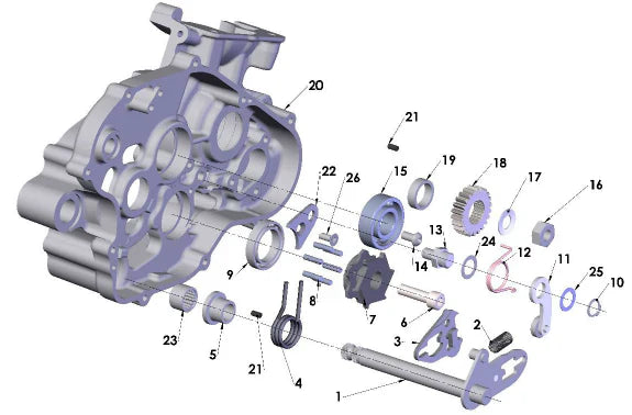 2024 COBRA CX65 - SHIFTING COMPONENTS