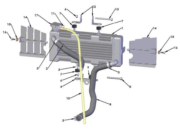 2023 Cobra CX50 JR - COOLING SYSTEM