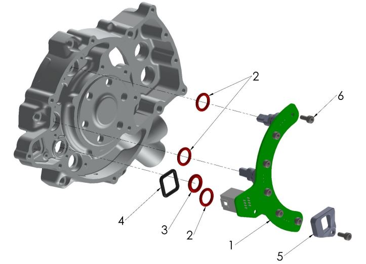2023 Cobra CX5e - MOTOR - EXTERNAL - ELECTRICAL SIDE