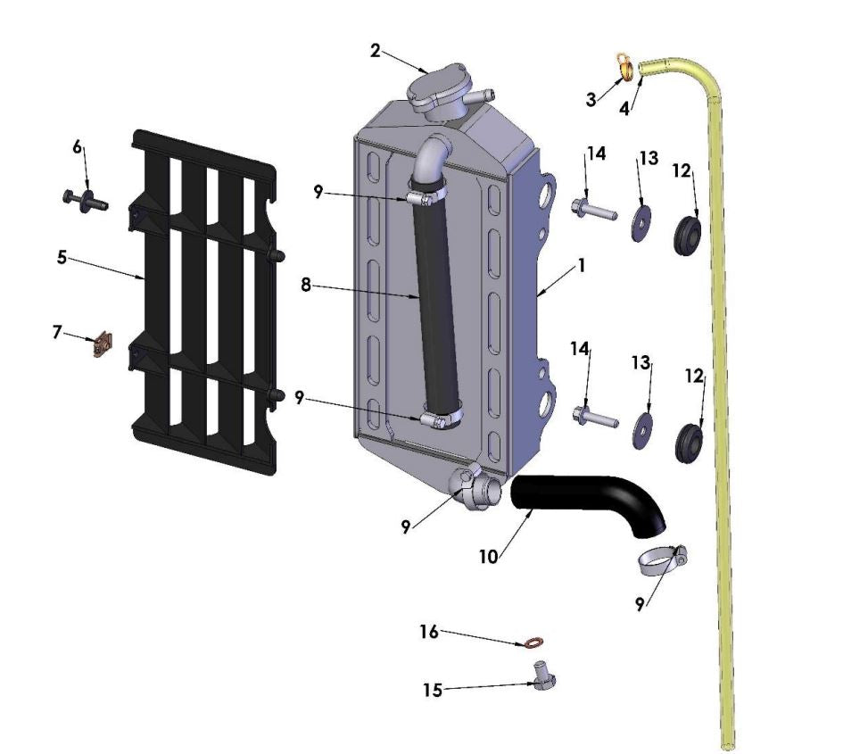 2020 Cobra CX65 - COOLING SYSTEM