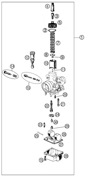 2022 Cobra CX50 SRx King - CARBURETOR