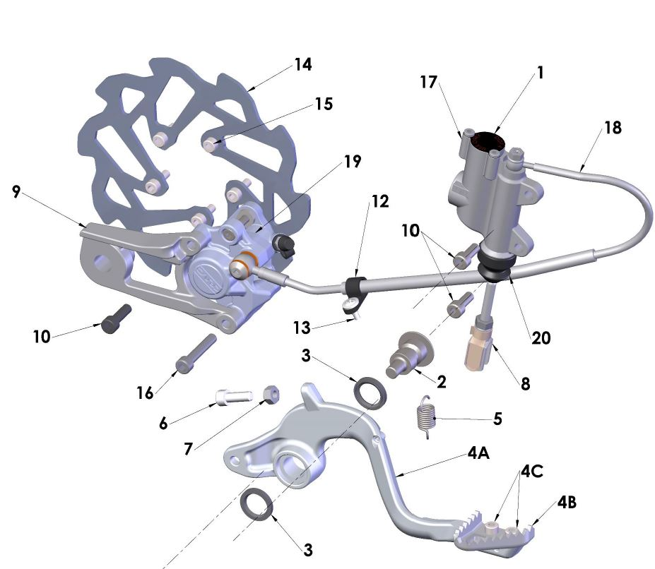 2021 Cobra CX50 SRx KING - BRAKES - REAR