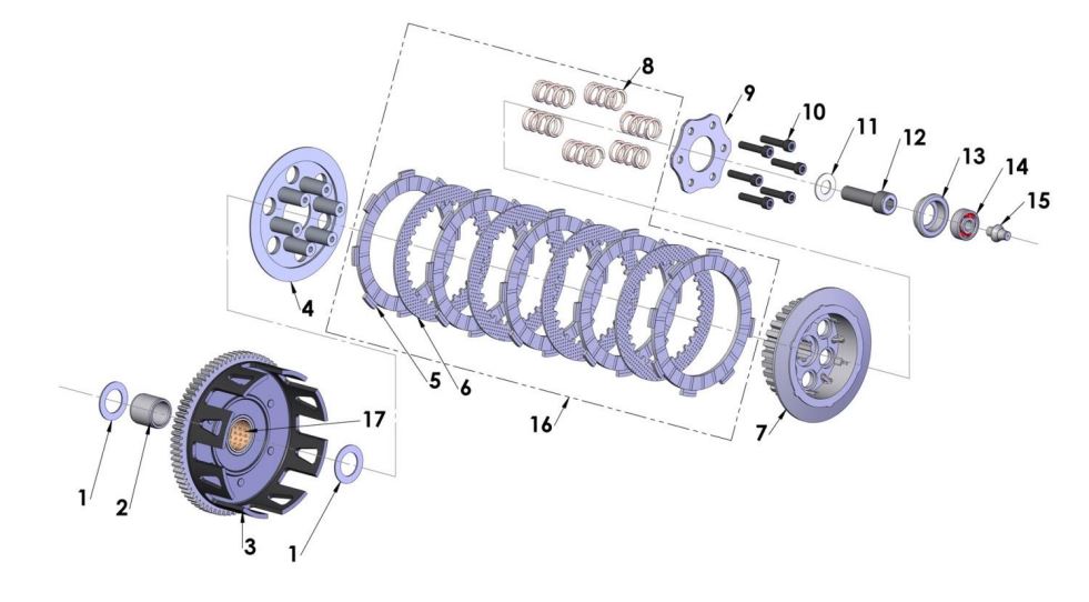 2018 Cobra CX65 - ENGINE - CLUTCH
