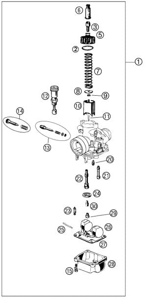 2023 Cobra CX50 SRx FWE - CARBURETOR