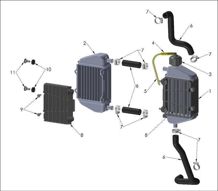 2025 Cobra CX50 JR - COOLING SYSTEM