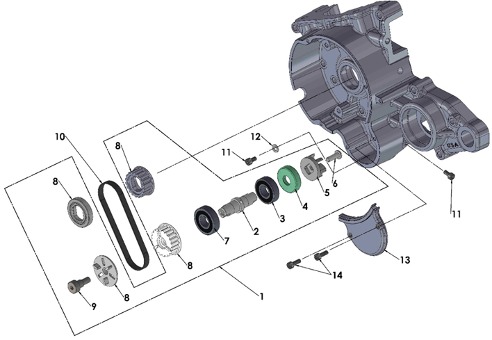 2025 Cobra CX50 SRx KING - ENGINE - WATER PUMP