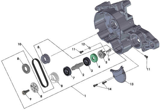 2024 Cobra CX50 SRx KING - ENGINE - WATER PUMP
