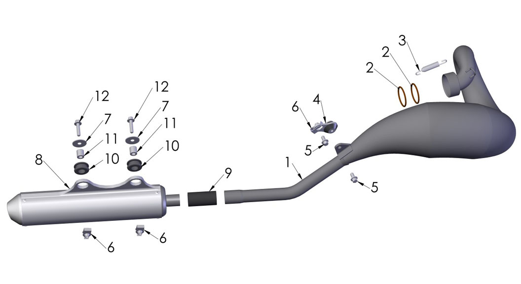 2018 Cobra CX50 KING - EXHAUST SYSTEM
