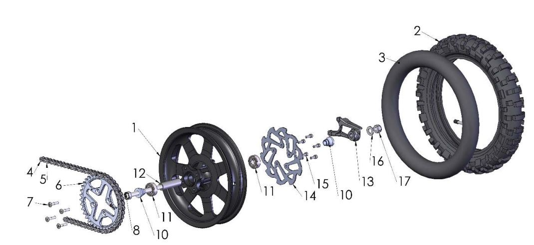 2020 Cobra CX50 KING - WHEEL - REAR