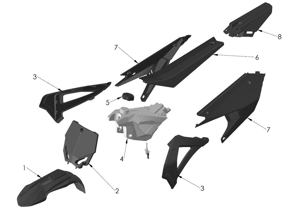 2022 Cobra CX65 - BODYWORK - SEAT - TANK