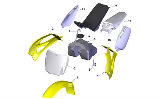 2020 Cobra CX50 P3 - BODYWORK - SEAT - TANK