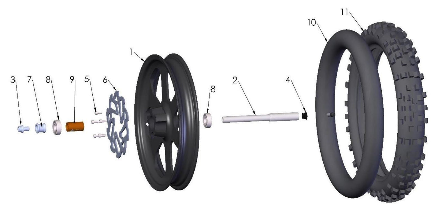 2019 Cobra CX50 FWE - WHEEL - FRONT