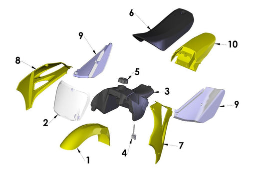 2019 Cobra CX50 KING - BODYWORK - SEAT - TANK