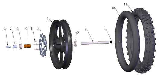 2019 Cobra CX50 KING - WHEEL - FRONT