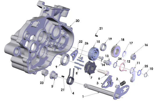 2023 COBRA CX65 - SHIFTING COMPONENTS