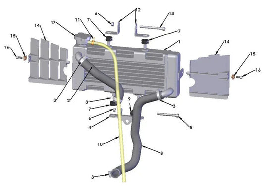 2023 Cobra CX50 JR - COOLING SYSTEM