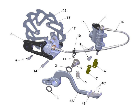 2024 Cobra CX50 FWE - BRAKE - REAR