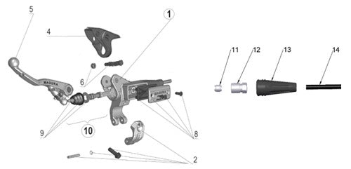 2024 Cobra CX65 - CLUTCH - MASTER CYLINDER