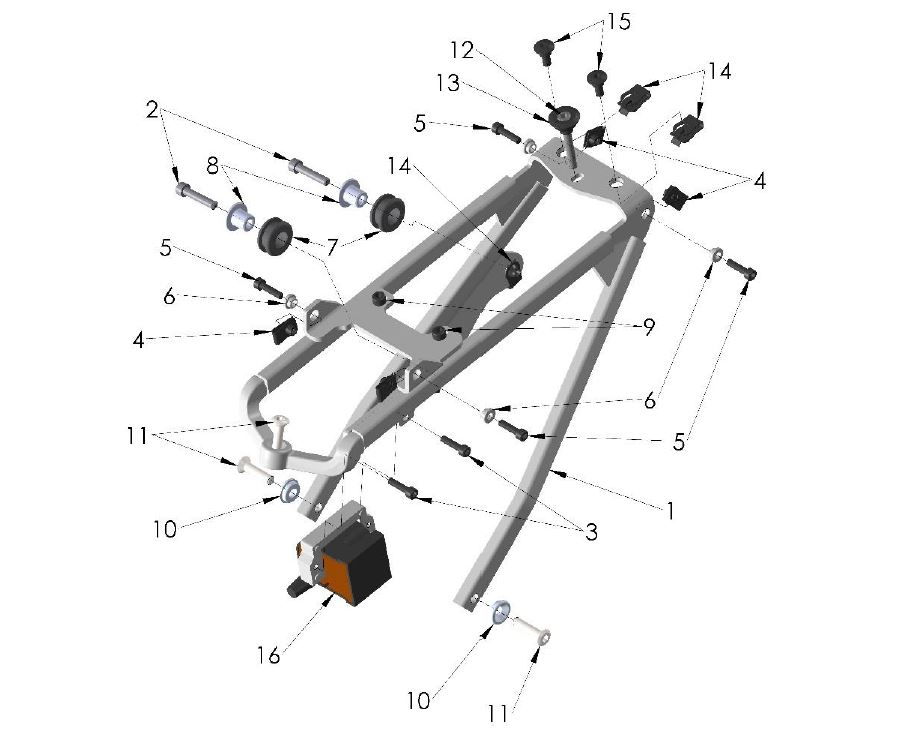 2021 Cobra CX50 SRx FWE - SUBFRAME
