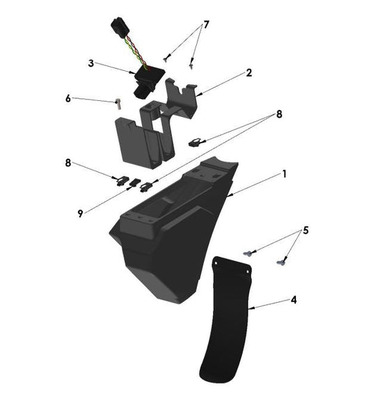 2023 Cobra CX5e - UNDERSEAT BOX