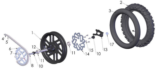 2023 Cobra CX5e - WHEEL - REAR