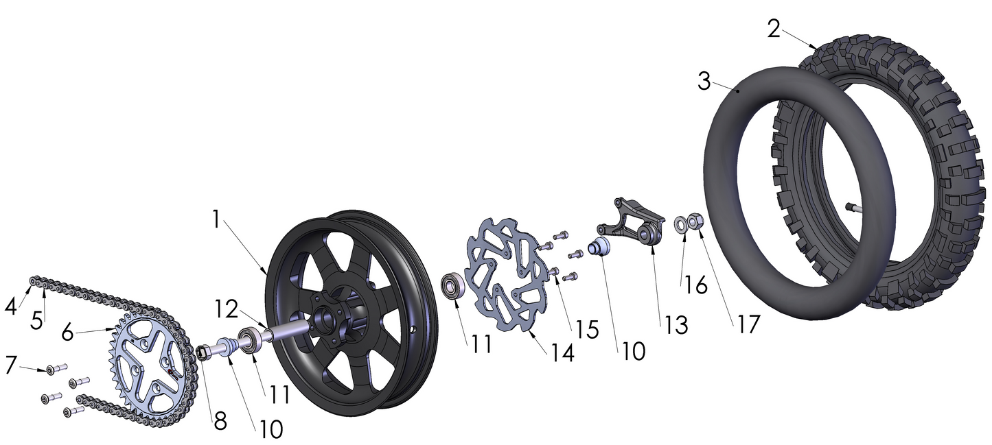2018 Cobra CX50 KING - WHEEL - REAR
