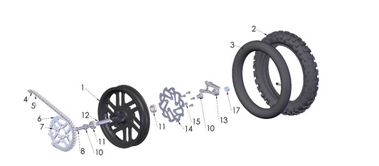 2021 Cobra CX50 SRx KING - WHEEL - REAR
