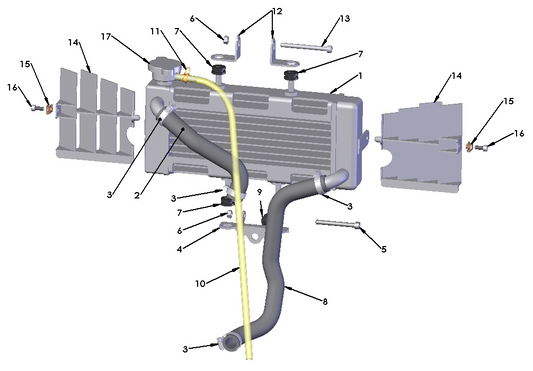 2018 Cobra CX50 JR - COOLING SYSTEM
