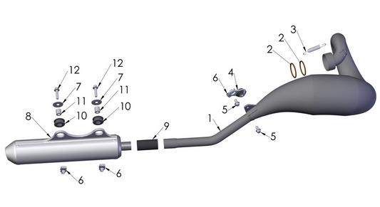 2017 Cobra CX50 FWE - EXHAUST SYSTEM