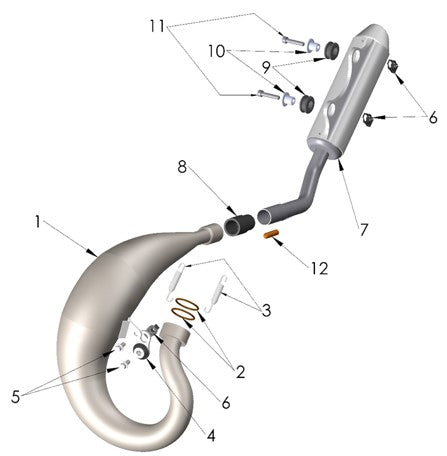 2024 Cobra CX50 SRx KING - EXHAUST SYSTEM