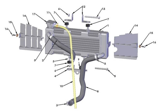 2020 Cobra CX50 JR - COOLING SYSTEM