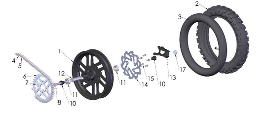 2022 Cobra CX50 SRX FWE - WHEEL - REAR