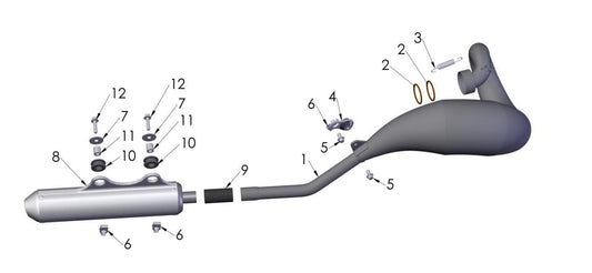 2020 Cobra CX50 FWE - EXHAUST SYSTEM