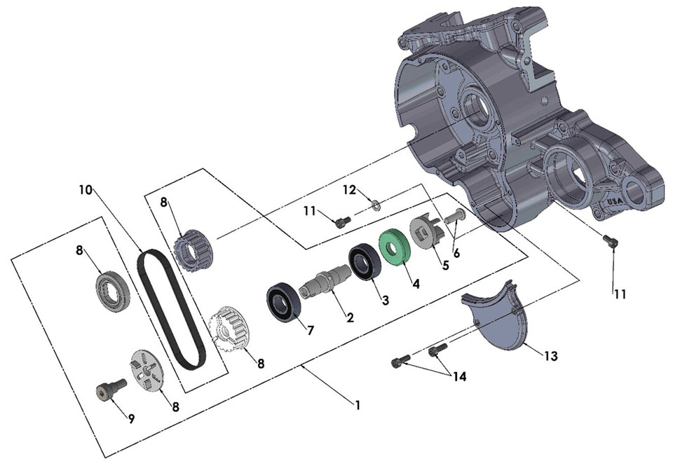 2018 Cobra CX50 FWE - ENGINE - WATER PUMP