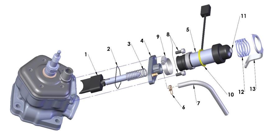 2020 Cobra CX65 - ENGINE - POWER VALVE
