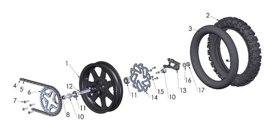 2022 Cobra CX50 P3 - WHEEL - REAR