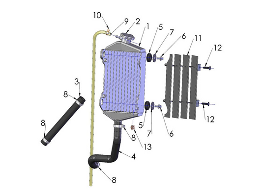 2018 Cobra CX50 KING - COOLING SYSTEM