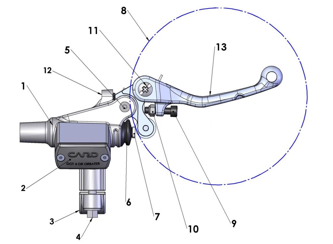 2019 Cobra CX65 - BRAKE - FRONT MASTER CYLINDER