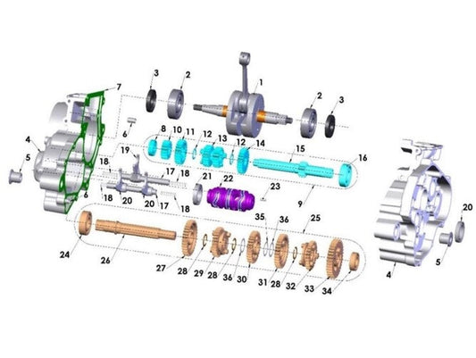 2024 COBRA CX65 -  ENGINE - TRANSMISSION